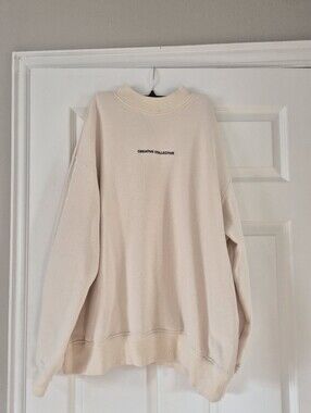 H&M Men's Sweater - Cream